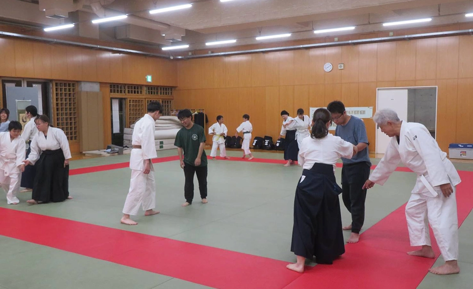 花園教室の稽古風景